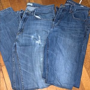 2 pairs men’s jeans